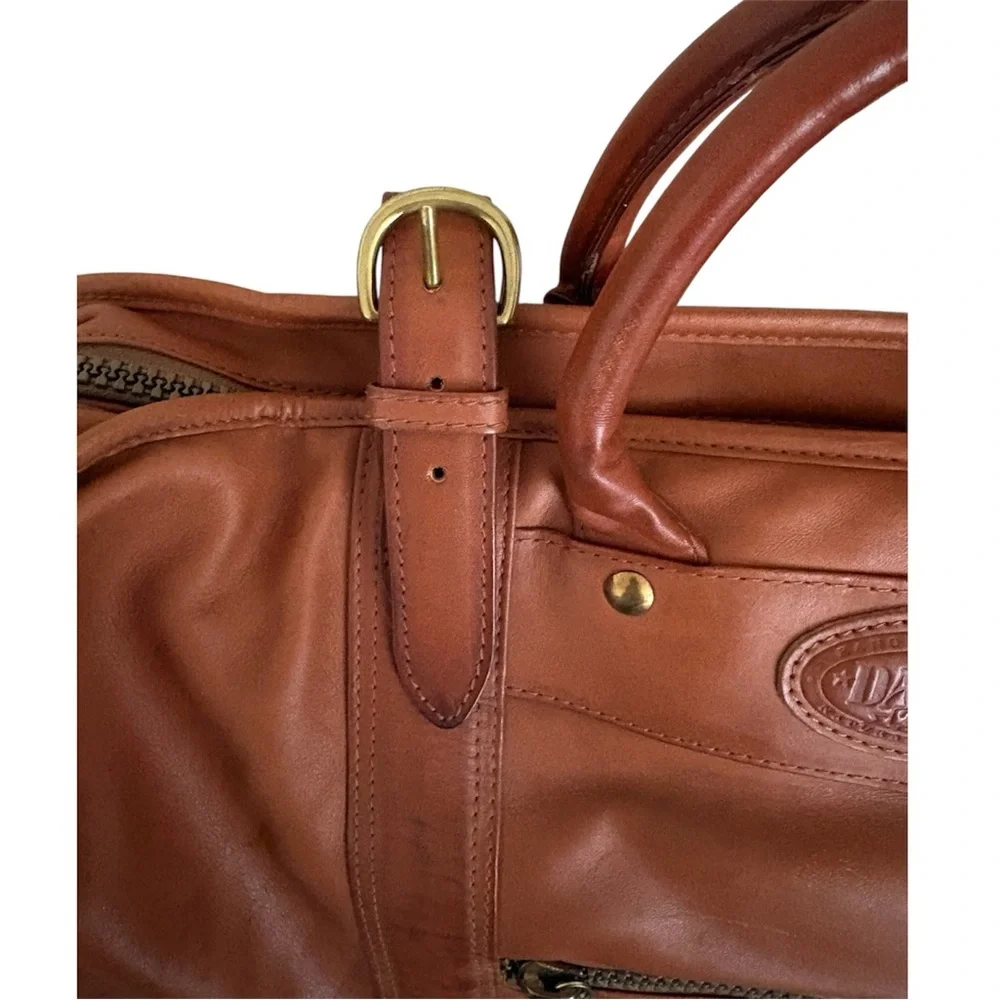 Vintage Dakota by Tumi Soft Leather Suitcase Travel Bag Carry On 20” x 15.5”